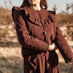 Kara Thoms Bessie Jacket Aubergine